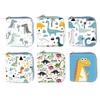 Short dinosaur zipper small wallet, children's bag wallet clutch bag