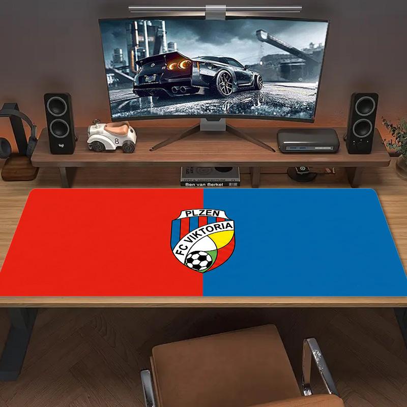Viktoria Plzen FC Color Mouse Pad Large Gaming Table Cushion Non-slip Laptop Tablet Big Mousepad XXL Mat Mini PC Playmat With Lock edge