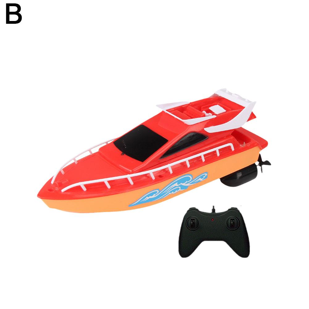Mini Barco RC Alta Velocidade Barco a Motor de Controle Remoto Super Elétrico à Prova d'Água para Brincadeiras Aquáticas ao Ar Livre Barco a Motor de Controle Remoto