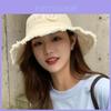 Fashionable Summer Women's Sun Hat With Large Brim And Smiley Face Embroidery For Sun Protection