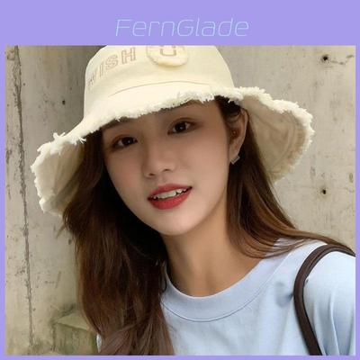 Fashionable Summer Women's Sun Hat With Large Brim And Smiley Face Embroidery For Sun Protection