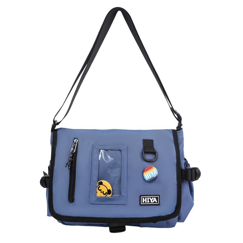 

Женская сумка-мессенджер Мужская большая вместительная сумка через плечо Студенческая сумка-мессенджер синий