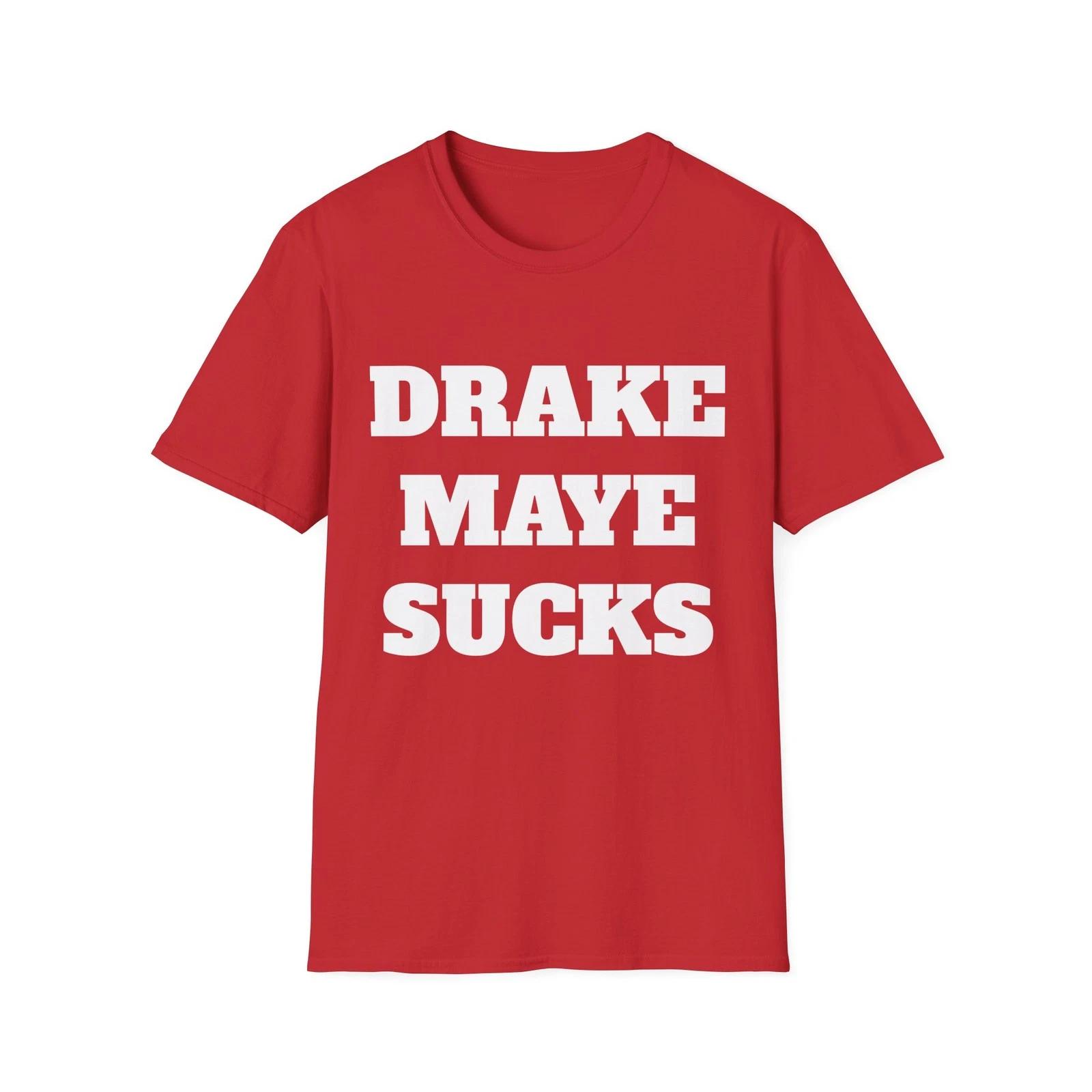 Drake Maye Sucks T-Shirt - NFL Football Statement Shirt L