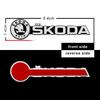 VSF5  3D Car Audio Stereo Speaker Badge Sticker Decal Accessories For Skoda Models (Octavia MK2 3 Octavia 2 3 A7 Fabia Kodiaq Rapid