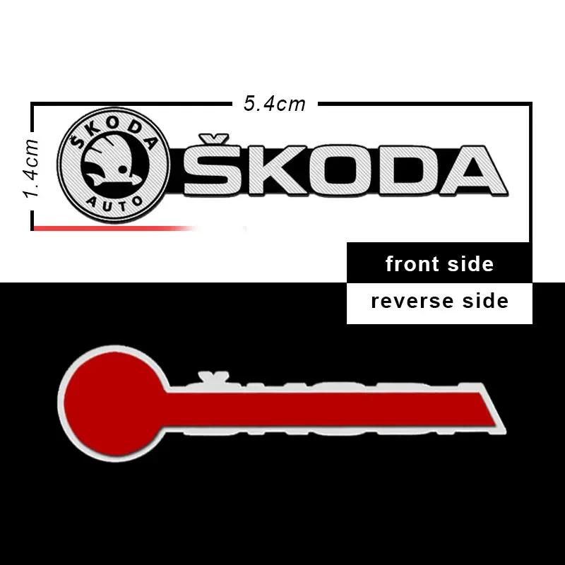 VSF5  3D Car Audio Stereo Speaker Badge Sticker Decal Accessories For Skoda Models (Octavia MK2 3 Octavia 2 3 A7 Fabia Kodiaq Rapid