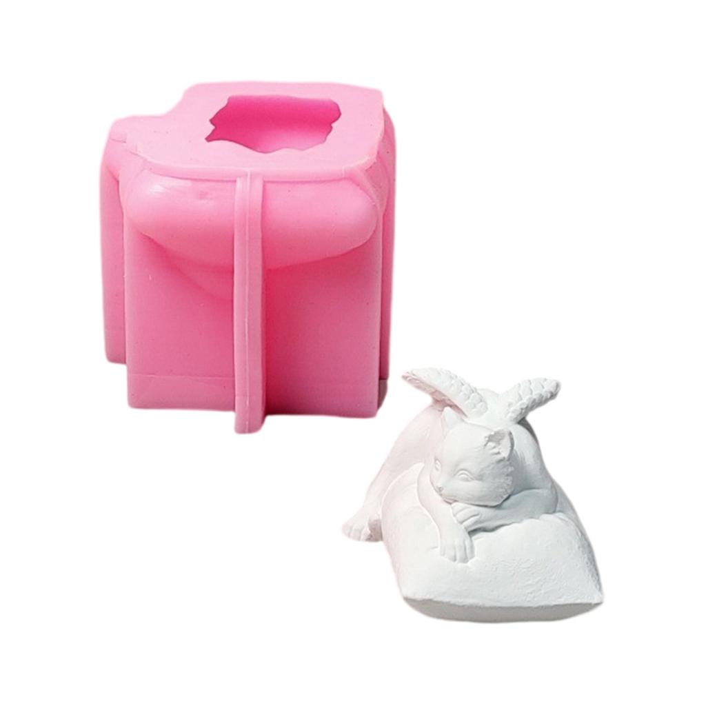 3D Cats Shape Silicone Candle Molds Epoxy Resin Silicone Molds for Candle Soap Making Molds Concrete Silicone Molds