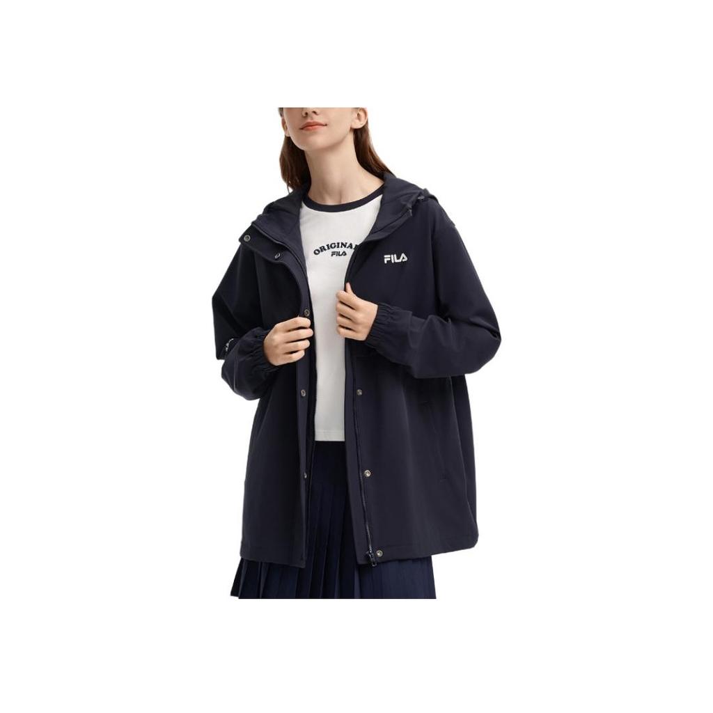 New FILA ORIGINALE Trench Coat Women's Legend Blue F11W439705F-NV
