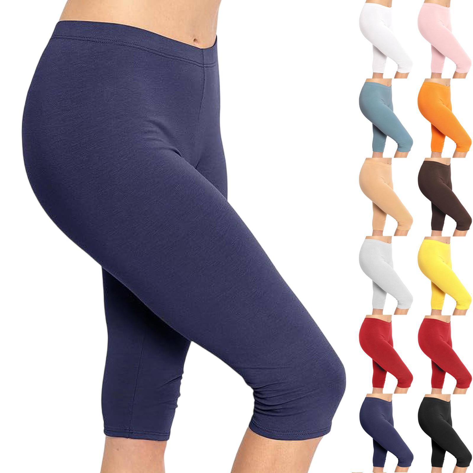 

Women s And Plus Size Knee-Length And Length Leggings L чорний