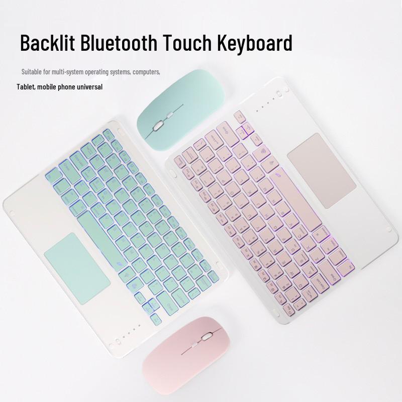 Universal Tablet Bluetooth Keyboard Leather Case for Redmi SE11, Huawei 11.5, Xiaomi 6, Lenovo M11, and Honor X8 Pro