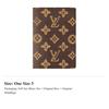 LOUIS VUITTON Monogram 130 Coated Canvas Passport Holder Women's Ebony M27612