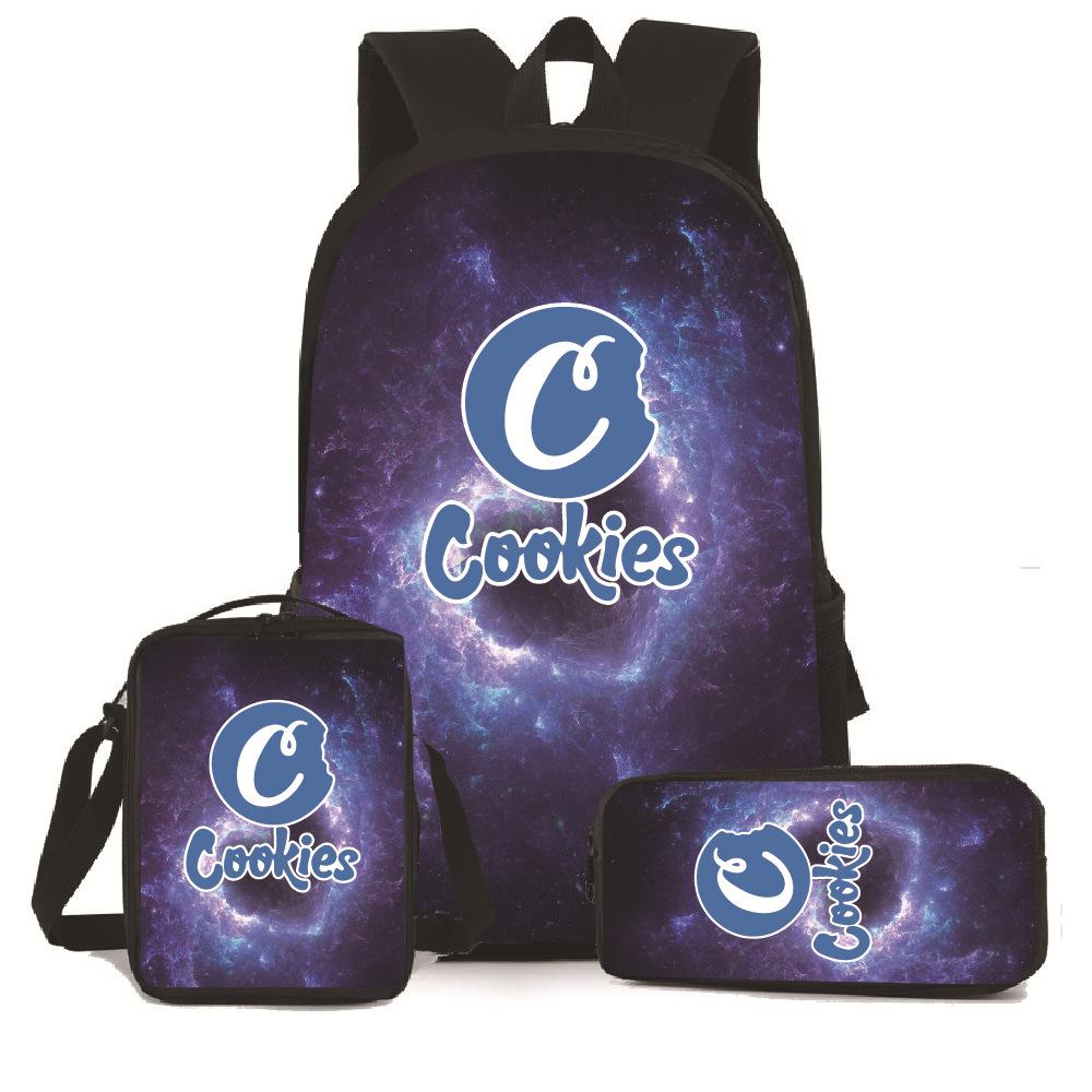 Cooking Peripheral Backpack Travel Bag Computer Bag Shoulder Bag Pencil Bag Backpack Set