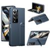 For Samsung Galaxy Z Fold4 5G Case Foldable Kickstand Skin-Touch PC Phone Cover Built In Screen Protector