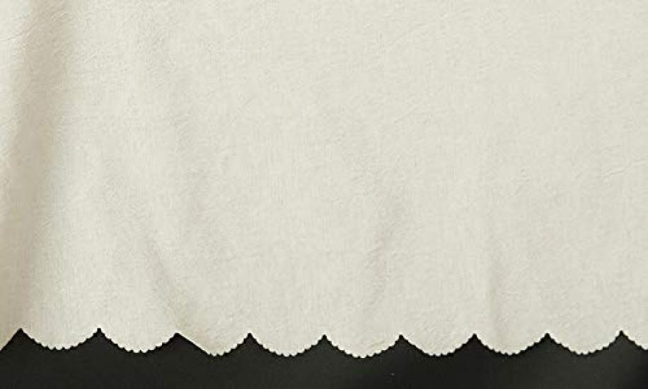 Curtain Heaven Cafe UV Protection Rate Hard To See At Fluffy and Lightweight Width 142cm X Length 75cm for Kitchen Use Curtains, 93.5%, Night, Lace,