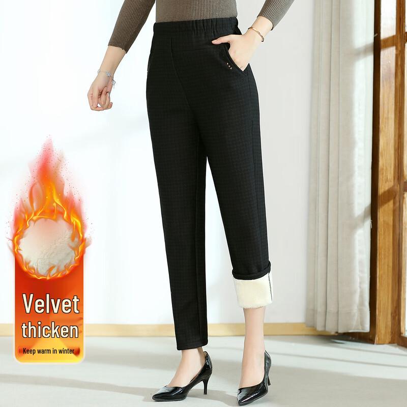 

Pastelle Women s Fleece-Lined Straight-Leg Casual Pants 4XL