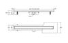 VIRGO NEXT DUO 70 chrome linear drain Besco