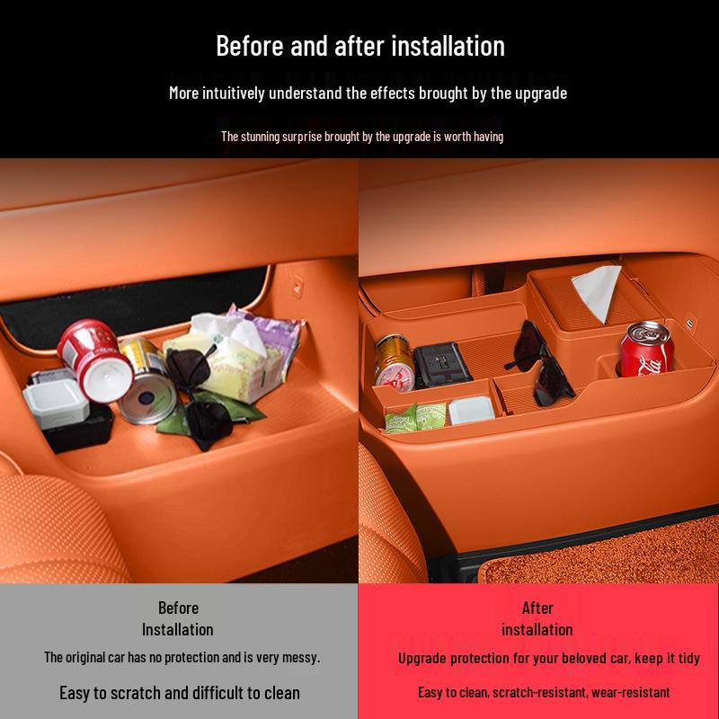 Silicone Privacy Box for Huawei AITO 2026 M7 M8 Armrest & Console Storage
