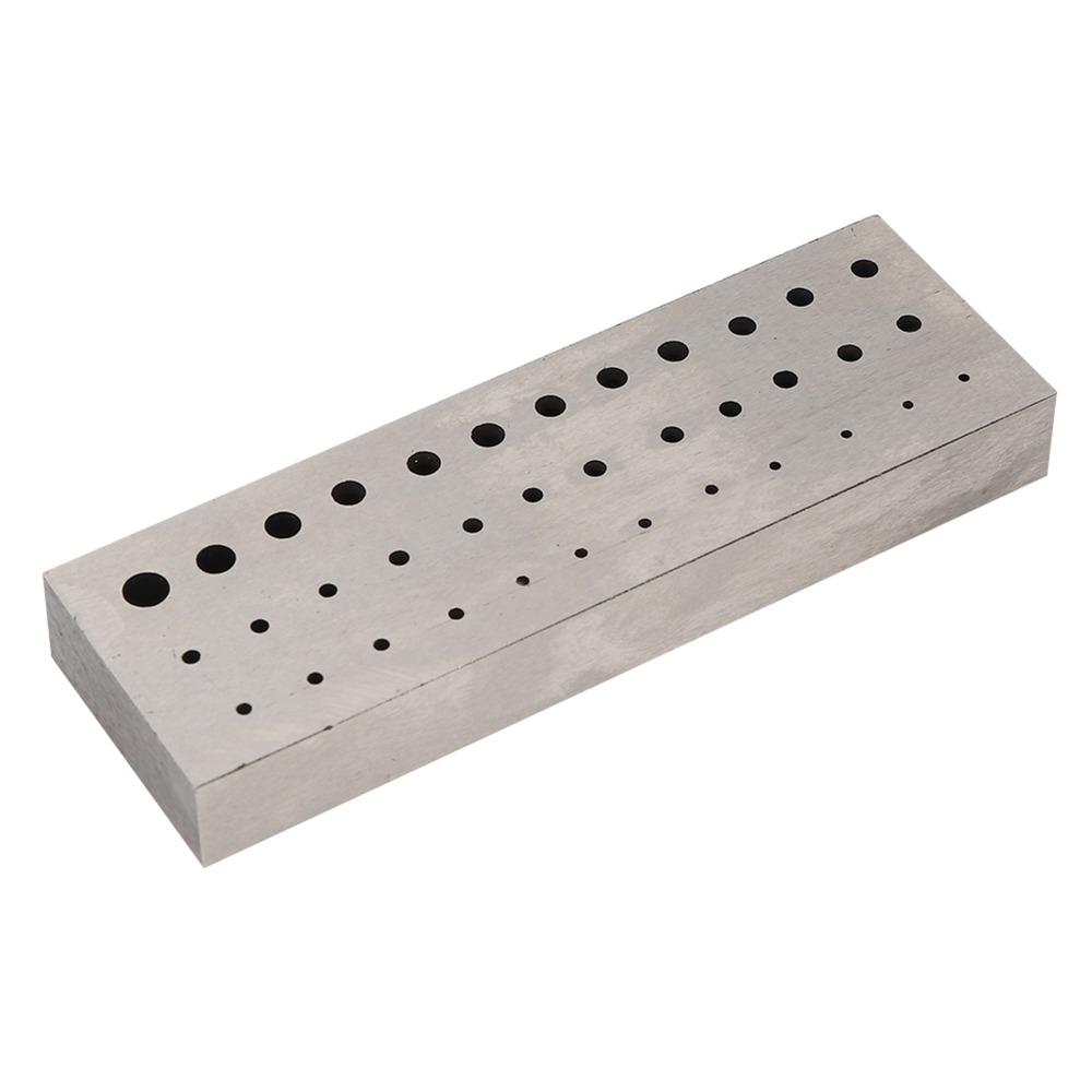 Metal Plate Punching Plate 36 Holes Watch Repairing Tool Precision Drilling Plate  Clock Repair