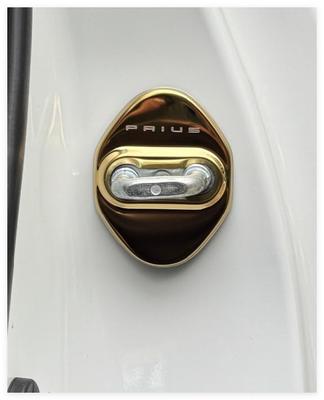 TADOKAPATU Toyota Prius 50 Series 60 Series Striker Cover Door Lock Cover Plating Accessories