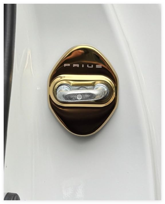 TADOKAPATU Toyota Prius 50 Series 60 Series Striker Cover Door Lock Cover Plating Accessories