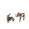 1 Piece Living Room Office Metal Animal Crafts Retro Brass Auspicious Elephant Ornament Diy Decoration