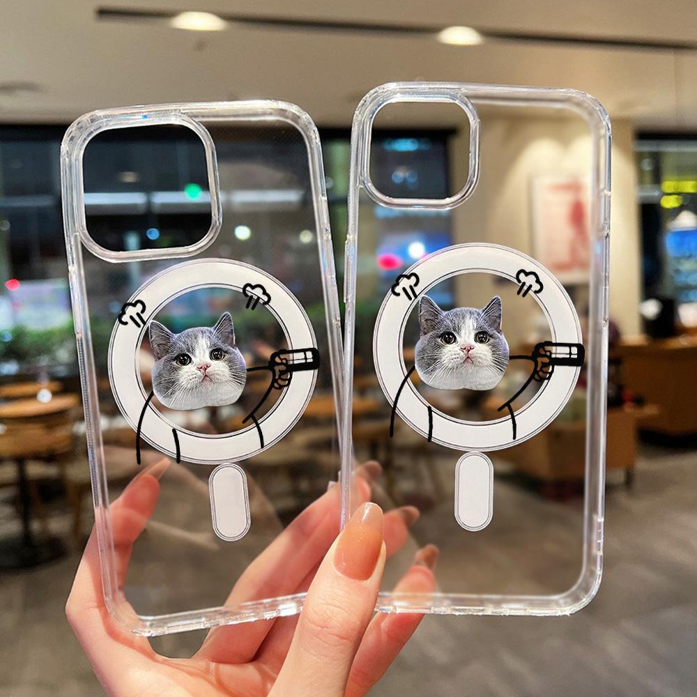 Magnetic Phone Case for iPhone 12 14 16 17 Pro 17 16 15 14 13 12 Pro Max  12 13 14 15  16 High Quality Shockproof Shell Full Protection Cute Style