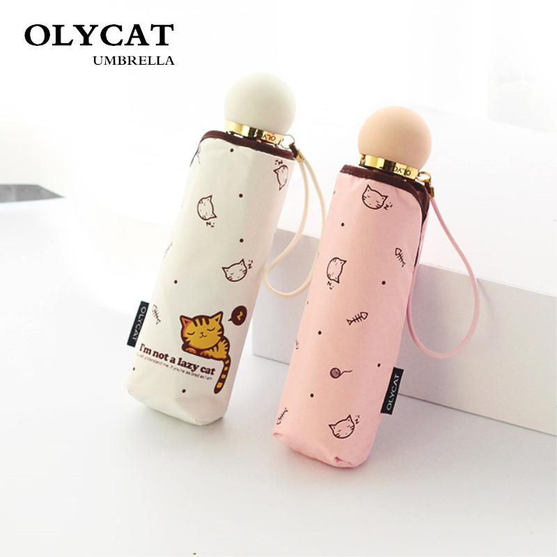 OLYCAT Foldable Umbrella: UV Protection & Waterproof for Women