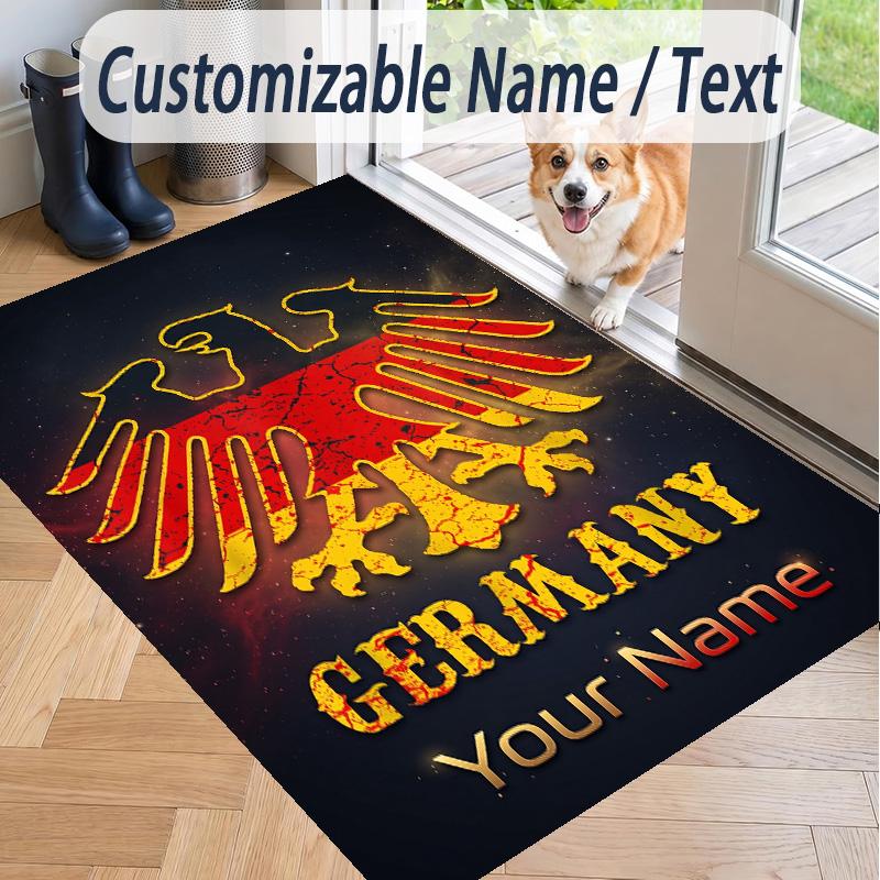 Custom Text Printed Rug Eintracht Frankfurt Non Slip Floor Carpet For Home Room Decor