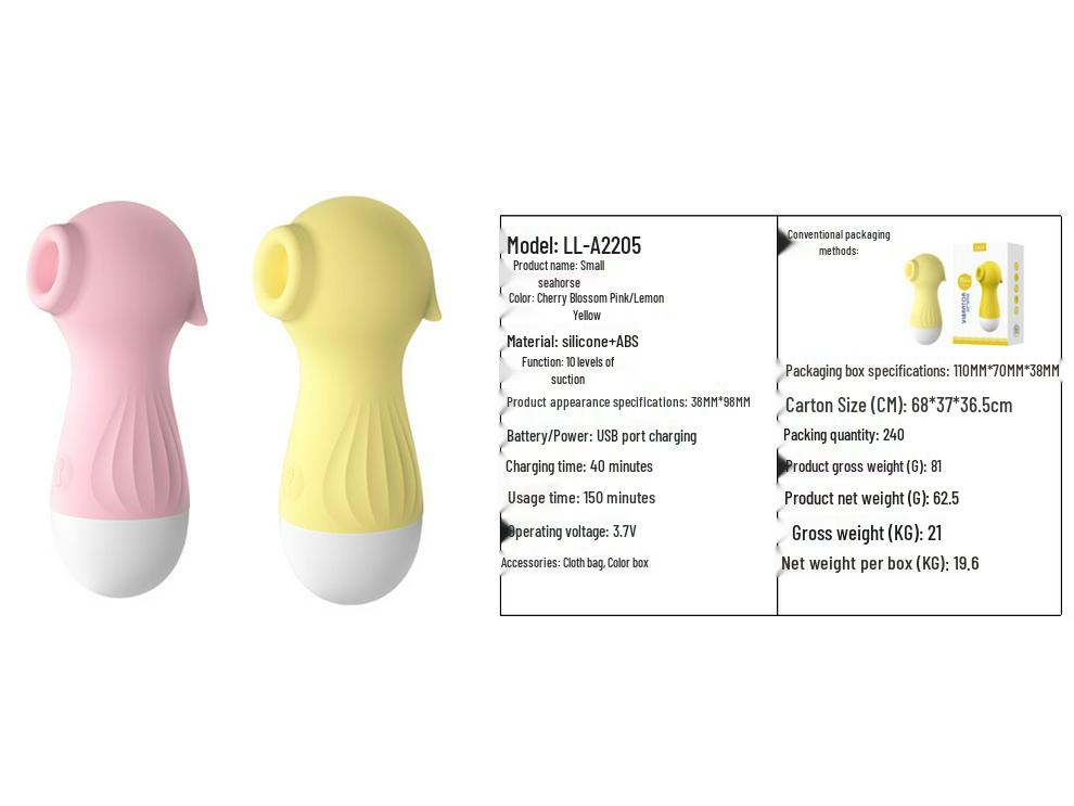 LILO Lai Le Little Seahorse Personal Massager for Women - Adult Erotic Vibrating Stick