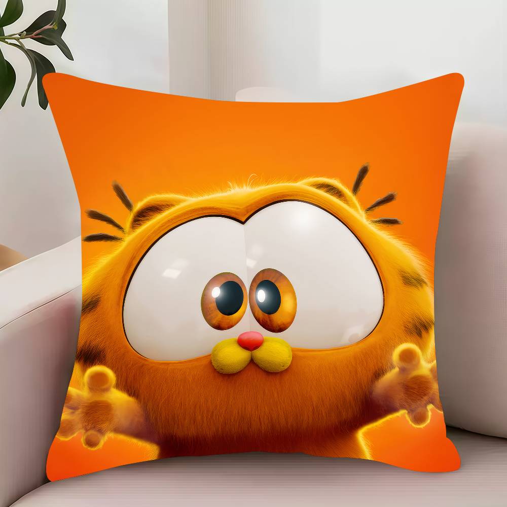 MINISO The G-GarfieldS Movie Pillow Case Decor Protective Covers Comfortable soft for Sofa Living Room Home office