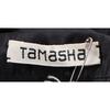 TAMASHA [Beautiful condition] Embroidery Tote Bag blackUsed