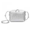 Handwoven Mini Square Crossbody Bag Women Soft PU Leather Shoulder With Zip Urban Chic Style