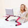 360 Degrees    Foldable Laptop Desk Table Stand Holder wCelsius Cooling Dual Fan Mouse Boad Black
