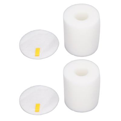 2 Sets Kit de Filtres pour Aspirateur Filtre de Rechange Coton pour NV500 NV501 NV502 NV503 NV505 NV510 NV520 UV560 XFF500