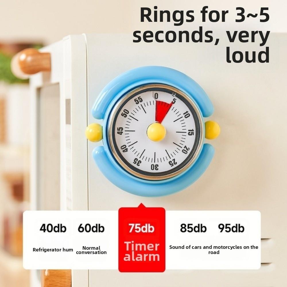 Timer Reminder Countdown Alarm Clock 60-Minute Kitchen Cooking Timer Visual Timer Sports Timing