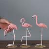 Miniature Office Craft Wedding Home Decoration Animal Statue Desk Ornament Flamingo Figurine
