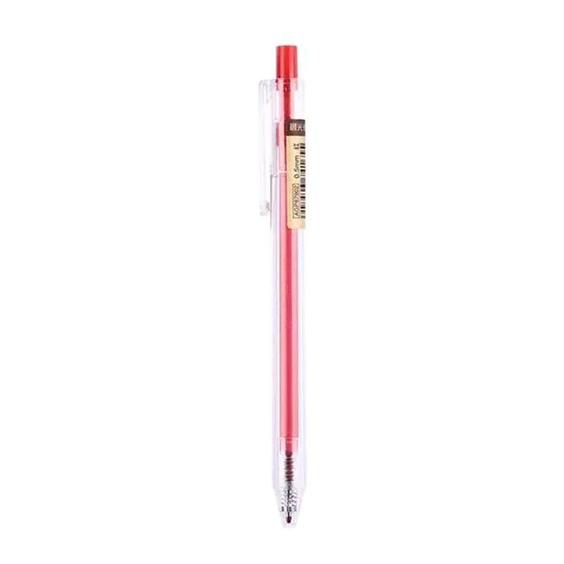 Morning Light AGP87902 Black Gel Pen, 0.5mm Transparent Barrel Signature Pen
