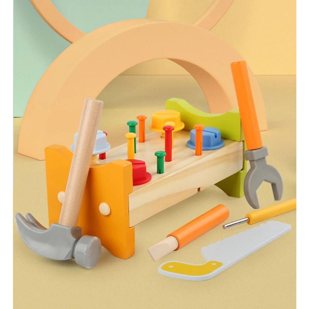 Kids Tool Bench Workshop Workbench Construction Toys for Kids Educational Preschool Learning Montessori Toys Learning Sensory Toy