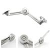 Sturdy Zinc Alloy Soft Close Hinges Accessory for Toy Box Chest Adjustable Lid Stay Tension Safe Smooth Closures 2PCS