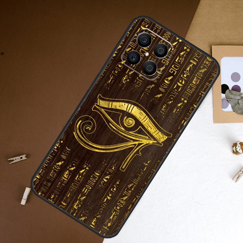 Sacred Eye of Horus Egypt Fresco Case For Honor X9a X8a X6a X7a X9b X7 X8 X9 8X Cover For Honor Magic 5 6 Pro 50 70 90 Lite
