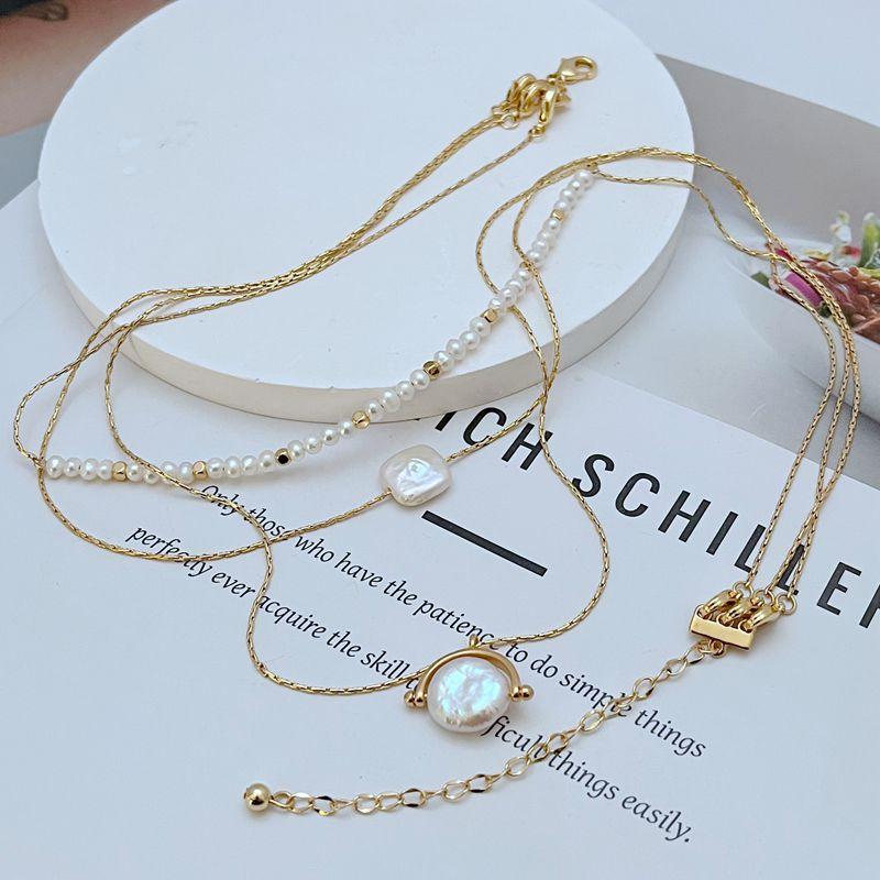 Meier Freshwater pearl layered necklace - exquisite women's choker