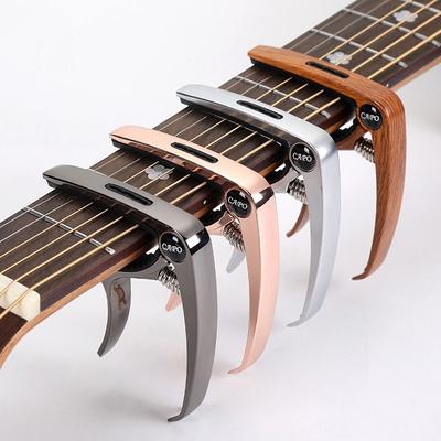 Akustik Klasik Elektro Gitar için Gitar Kaposu Ton Ayarı Metal Akort Kelepçesi Gitar Aksesuarları Kapotraste Hızlı Değişim Klipsi