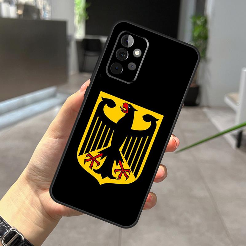 Germany Flag Emblem Case For Samsung Galaxy A12 A32 A52 A05 A36 A56 A26 A16 A53 A33 A13 A55 A35 A15 A14 A34 A54