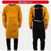 Leather Suede Electric Welding Protective Suit Anti-fire Scald Proof Flame Retardant Heat Insulation Clothing Work Apron