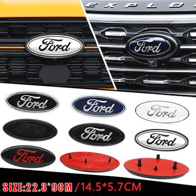 Car Front Rear Badge Sticker For Focus MK2 3 MK3 MK4 ST Mondeo Festiva Fusion Suit Fiesta Trunk Emblem Decor Auto Accessory