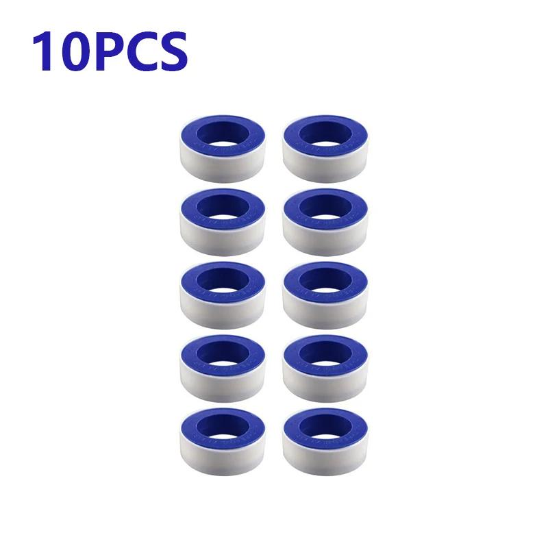 20 KUSŮ PTFE těsnicí páska na závity pro potrubí Plynová vodní páska 10 metrů Vodotěsná Technická speciální páska do potrubí Vakuově těsnicí role