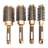 4-Piece Cylinder Curly Hair Roller Set: Pig Bristle Comb, Thermal Air Aluminum Comb, Ceramic Styling Comb.