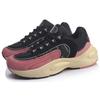 Li Ning V8 Cushioning Low Top Running Shoes Women's Black Pink ARHP286-1