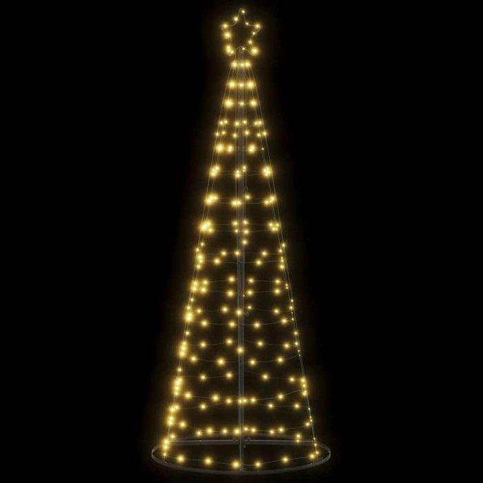 Arbre de Noël lumineux - 200 LED - Blanc chaud - 182 cm - Intérieur/extérieur