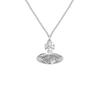 Mini 3D Saturn Necklace Unisex Necklace Brass Silver 6302011302P116CNP116