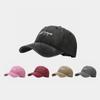 Simple Letter Heat Transfer Soft Top Baseball Cap Men's and Women's Trend Versatile Cap Casual Sunscreen Cap